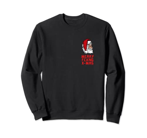 Christmas Obscene - Funny Christmas Eve Design Sweatshirt