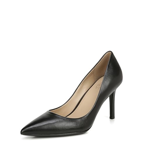 Naturalizer Womens Anna Pump Black Leather 8 M