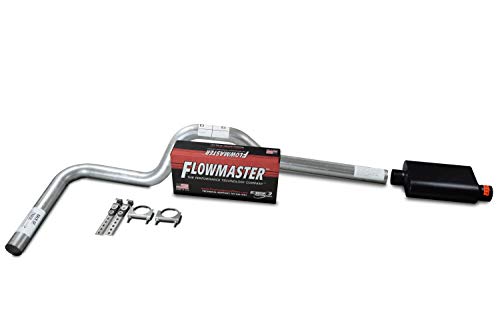 XsvFLO Exhaust Kits - Shopline Single Exhaust System 3in AL pipe Flowmaster Super 44 3" Fits Silverado, Fits Sierra, Fits F-Series,& Fits Ram