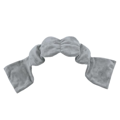 Nodpod Gentle Pressure Sleep Mask | Patented Light Blocking Design for Sleeping, Traveling & Relaxation - Elephant Gray