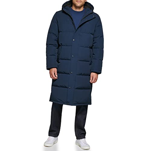 Levi's Men's Arctic Cloth Extra Long Parka Jacket, Navy, Large