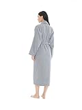 Seritaine Luxurious Womens Robe, 100% Turkish Cotton, Luxury Robe for Women, Terry Cloth Long Spa Bathrobe (XL)