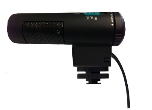 Stereo Microphone with Windscreen (Shotgun) for Samsung NX30