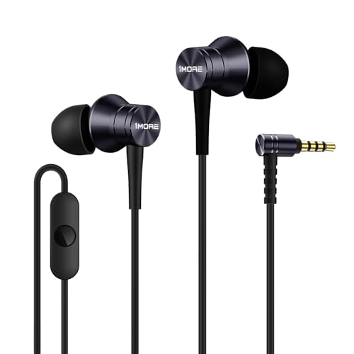 1MORE Piston Fit 2-Pack Noise Canceling Wired Earbuds, in-Ear Headphones with 3.5mm Jack, Pure Sound & Comfortable Fit, Noise Isolation with Microphone for Smartphones/PC/Tablet