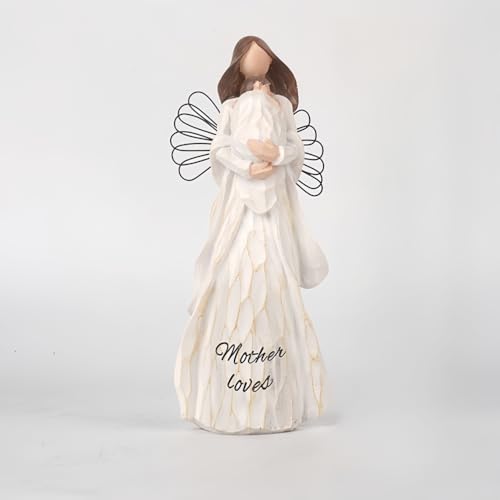 Will Art Museum Family Portrait Series Ornaments, Bedside Table, Desktop Ornaments,White Statues,Nice Birthday and Festival Gifts (3)