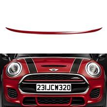 YaaGoo Front Grille Decoration Cover Stripe for Mini Cooper F55 F56 Car Styling Accessories F55 F56 Red