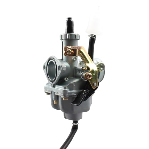 Carburetor Kit Starter Carburettor Universal 2T 4T Gy6 Motorcycle Racing Motor Accessories With Power Jet PZ26 Carburetor(Pull wire)