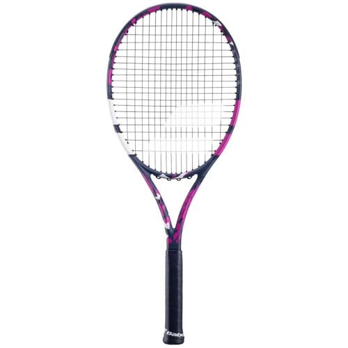 Babolat Boost Aero Pink Pre Strung Tennis Racquet (Pink, 4 1/8)