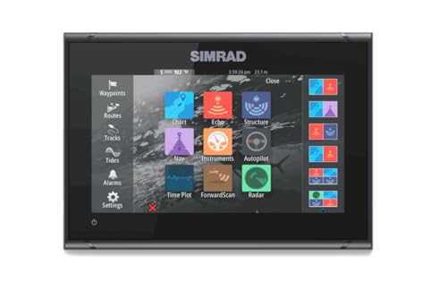 Simrad GO9 XSE 9’’ Multifunctional Display with 83/200 Transom Mount Transducer and C-MAP Discover Charts