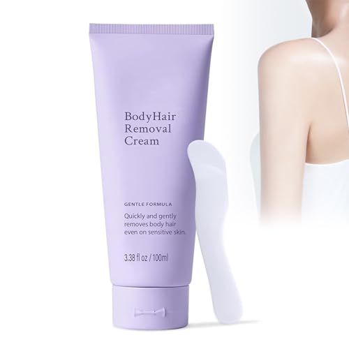 1PCS Body Hair Removal Cream for Sensitive Skin - Painless & Gentle Depilatory Cream with Spatula Applicator, Unisex Body & Skincare.