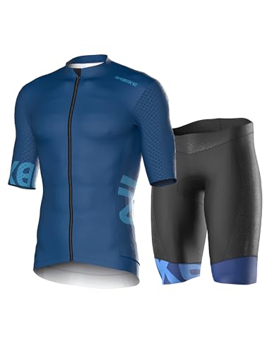 INBIKE Cycling Jersey Mens Set Reflective Breathable Biking Outfit Quick-Dry Short Sleeve Bicycle Shorts and Shirts