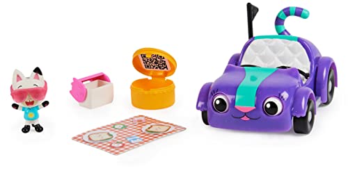 Gabby's Dollhouse, Carlita's Car with Pandi Panda Character and Accessories, Toys for Ages 3+