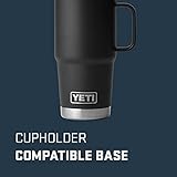 YETI Rambler 20 oz Travel Mug, Stainless Steel, Vacuum Insulated with Stronghold Lid, Black