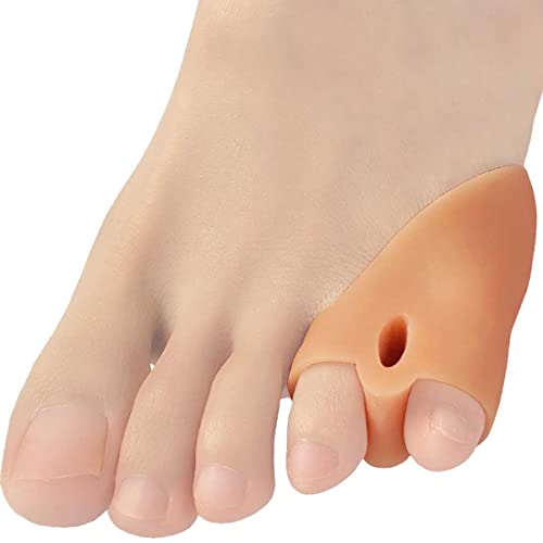 Chiroplax Tailor's Bunion Corrector Pads Bunionette Pain Relief Pinky Little Toe Straightener Separator Cushion Splint Protector Shield Spacer Cover Guard (4 Pads, Shims - Medium)