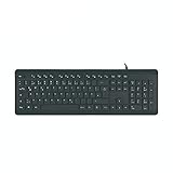 BoxWave Keyboard Compatible with Acer TravelMate Spin P4 (TMP414RN-51) (Keyboard AquaProof USB Keyboard, Washable Waterproof Water Resistant USB Keyboard - Jet Black