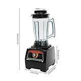 Countertop Blender, 2800W Electric Blender Machine Food Mixers Juice Smoothie Makers 3.9L Commerical Juicer Mixer Milkshake Ice Cream Smoothie Maker