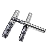 Milling Cutter HRC50 end milling Alloy Tungsten Steel CNC Machining Grade milling Machine Steel Woodworking Tools(12.0mmX75L)