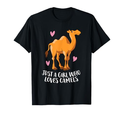 Just a Girl Who Loves Camels Cute Camel Girl T-Shirt