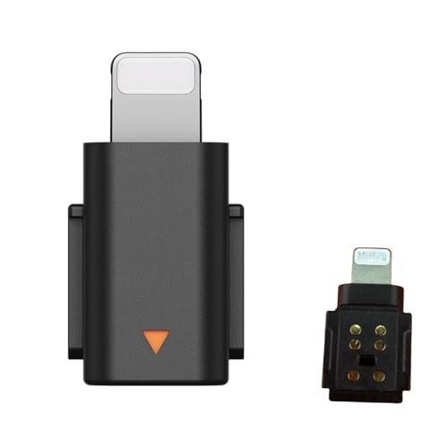 Fraternize for DJI Mic Mini Original Mobile Phone Adapter for iPhone 14 13 12 11 XS Max 8 Smartphone/PC/Mac Connector Accessories for DJI Mic Mini,(Not Compatible with DJI Mic 2/Mic)