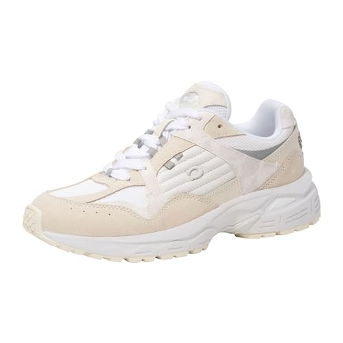 Coach Women's C301 Signature Sneaker, Chalk/White, 7.5