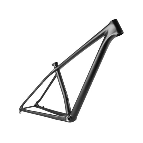 Boartechs 29er Carbon Frame T1000 Carbon Hardtail Mountain Bike Frame B+S+A 148x12mm Carbon Frame 29(Black Color,Size L Matt)