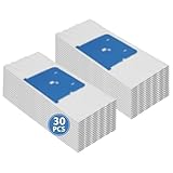 KozzHogar 30 Count M6 Disposable Microfiber Deep Clean Wet Pads for iRobot Braava Jet M Series M6 6110 6112 6113 6012 Ultimate Robot Mop, Compare to Part # 4632824