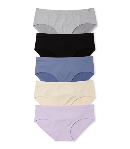 Victoria's Secret PINK Women's Seamless Hipster Underwear, Panties for Women, Spring Basic, (L)