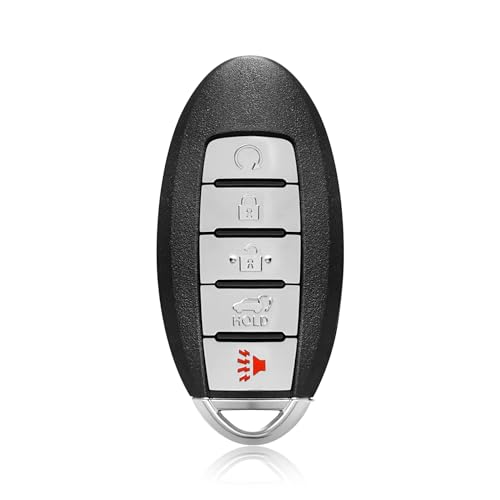 Keylessbest Replacement for Nissan Infiniti QX80 LE Premium QX56 Armada Key Fob Remote Control 2017 2018 2019 2020 5 Buttons 433MHz CWTWB1G744,Black