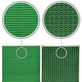 NILO Large Building Plates for Building Bricks, Classic Green Baseplate, 2-Pack 12"x32" Double-Sided, Compatible with All Major Building Blocks and Activity Tables, Base Plate