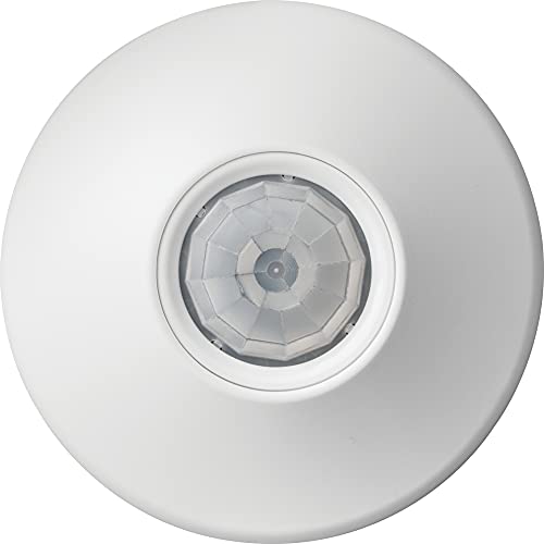 Sensor Switch Ceiling Motion Sensor, Contractor Select PIR Passive Infrared Ceiling Mount Occupancy Sensor, Extended Range, Relay Included, White (CMR 10)