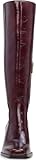 Vince Camuto Women's Sangeti Stacked Heel Knee High Boot Fashion, Dark Mahogany, 8