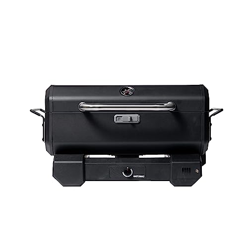 Masterbuilt® Electric Portable Charcoal Grill and Smoker with SteadyTemp Analog Temperature Control with 200 Cooking Square Inches in Black, Model MB20040722