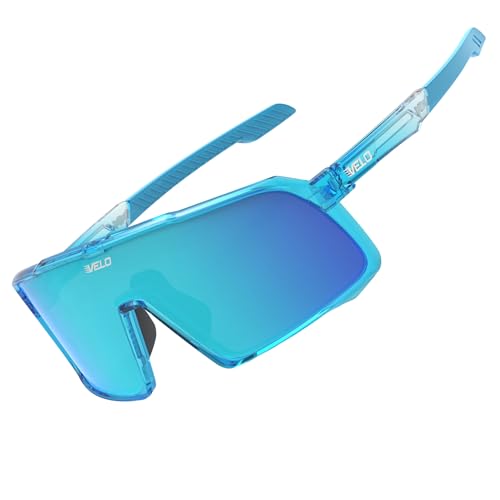 VELO Changeup – Phantom – Sports Sunglasses (Blue Ice, Large Adult)