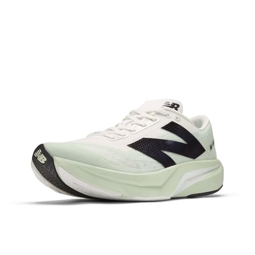 New Balance Men's FuelCell Rebel V4 Running Shoe, Clay Ash/White/Black, 10