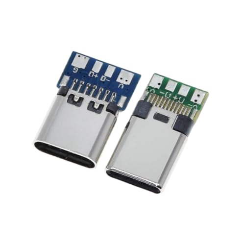 Conector USB 3, 1 Tipo C, 24 Pines, Macho/heMbra, AdAptAdor para Receptáculo para Soldar, Cable Y 24 Pines, Compatible Con Placa New 2025 for Arrival High for Quality