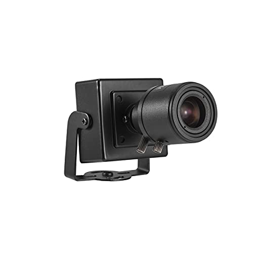 REVOTECH Zoom Mini Security IP Camera, HD 3MP Indoor Camera 6-22mm Manual Zoom Lens P2P Remote View CCTV Video Cam H.265 (I712-2 Black)