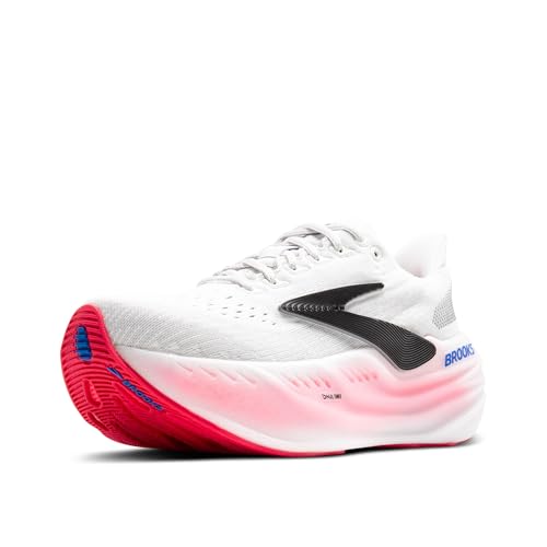 Brooks Women’s Glycerin Max Neutral Running & Walking Shoe - White/Black/Diva Pink - 9.5 Medium
