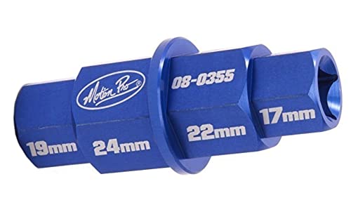 Motion Pro 08-0355 T6 Superlight Hex Axle Tool 17,19,22,24 mm