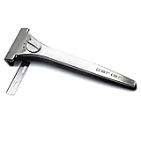 Parker’s Adjustable Injector Razor – Single Edge Adjustable Safety Razor – 20 Parker Injector Razor Blades Included – Customize your shave with a turn of the dial