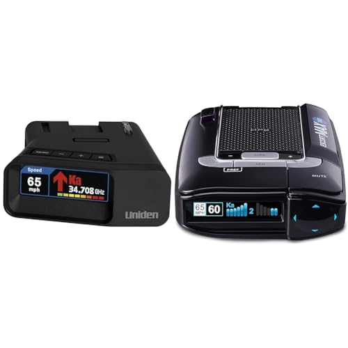 Uniden R7 & Escort Max 360 Laser Radar Detectors with GPS, Dual Antennas, Direction Arrows, Voice Alerts, Red Light/Speed Camera Alerts