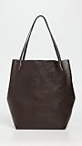 Madewell Women's Oversized Soft Grain Shopper Tote, Dark Carob, Brown, One Size