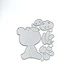 Pig Animal Cutting Dies Cut Metal Scrapbooking Stencils Die for DIY Embossing Photo Album Decorative/DIY Paper Cards Making Crafts H466