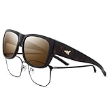 KastKing Chariton Fit-Over Polarized Wrap Around Over Sunglasses for Men and Women, Ideal for Driving Fishing Cycling Running