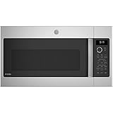 GE PVM9179SRSS Profile 1.7 Cu. Ft. Convection Over-the-Range Microwave Oven Stainless Steel Bundle with 2 YR CPS Enhanced Protection Pack