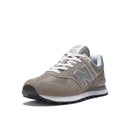 New Balance Men's 574 Core Sneaker, Grey/White, 9.5