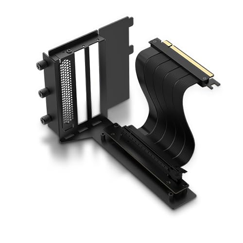 APNX Vertical GPU Holder Kit 1, PCI Express 5.0 X16 Flat line Riser Cable 150mm, Black