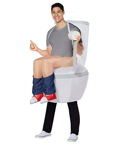 Spirit Halloween Adult Party Pooper Inflatable Costume | Funny Halloween Costume | Easy Costume | Fan-Operated Costume - OS