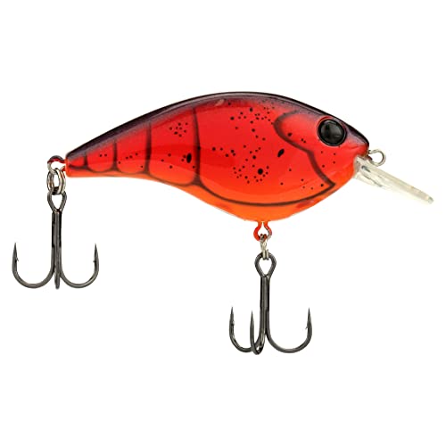 Berkley Clickin’ Frittside Fishing Lure, Special Red Craw, 1/3 oz, 2.25in | 6 cm, Classic Flat Side Profile Mimics Variety of Species, Equipped with Sharp Fusion19 Hook