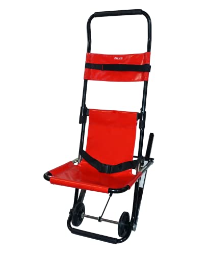 EZ LITE Evacuation Foldable Stair Lift Chair - Portable Stair Chair for Senior or Disabled Patient Transport - Lightweight - First Responders, EMTs, Ambulance, Firefighters - 350lb Weight Capacity