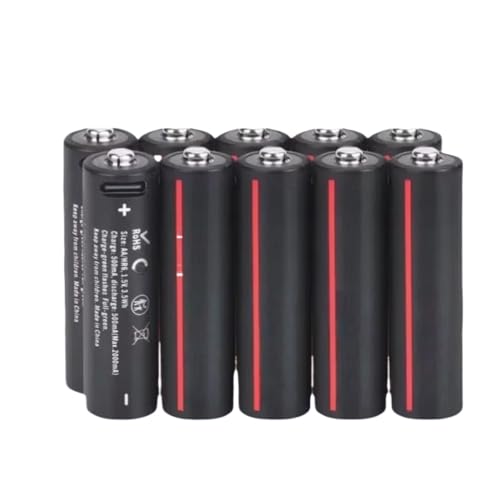 Orfdcnhlkc 1.5V 3500 MAh Lithium Battery. Compatible for Soshine USB Rechargeable Mouse(10 pcs)